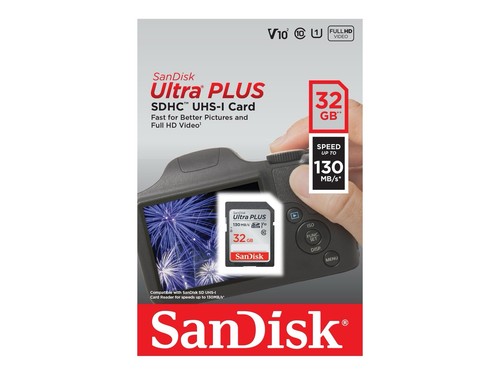 SanDisk Ultra Plus SDHC UHS-I Card 32GB 130 MB/s - photo 4