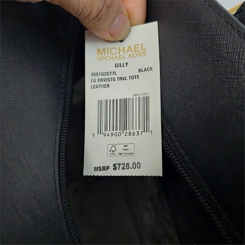 Michael Kors Gilly Large Jet Set Drawstring Tote Black - photo 4