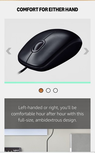 Logitech M100 Wired Optical Mouse - photo 5