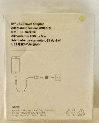 Apple 5W USB-A Power Adapter - photo 2