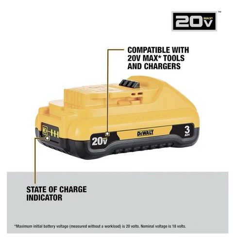 20V DeWALT DCB230C Starter Kit 3.0 Ah Battery + Charger Set - photo 4