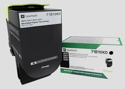 Lexmark 71B10K0 Return Program Toner Cartridge - Black