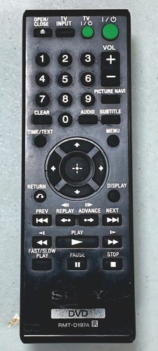 SONY RMT-D197A Original Remote Control for DVD Players
