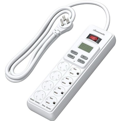 DEWENWILS 8-Outlet Power Strip with Timer - photo 3