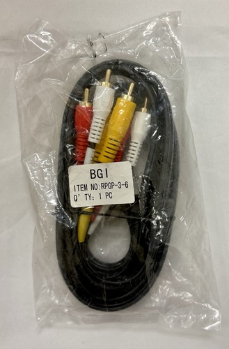 BGI RPGP-3-6 RCA Composite Video and Audio Cable