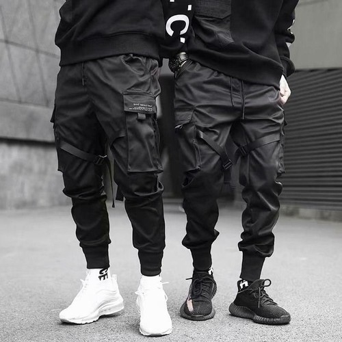 Hip Hop Casual Pockets Track Pants Male