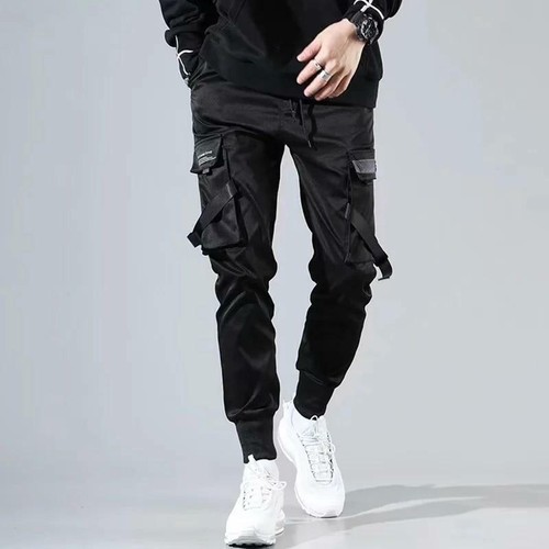 Hip Hop Casual Pockets Track Pants Male - photo 3