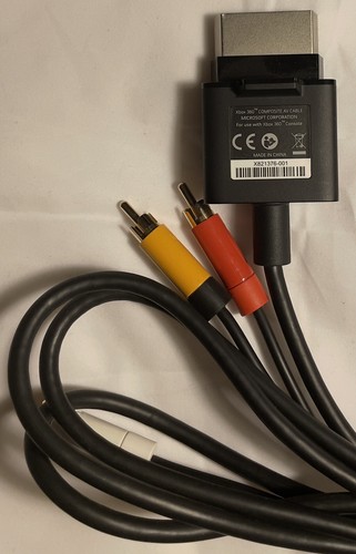 Official Microsoft OEM Xbox 360 Composite AV Cable - photo 2