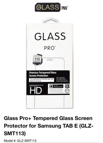 Glass Pro Premium Tempered Glass Samsung Tab E