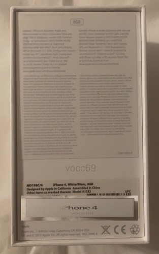 Apple iPhone Empty Box - photo 3