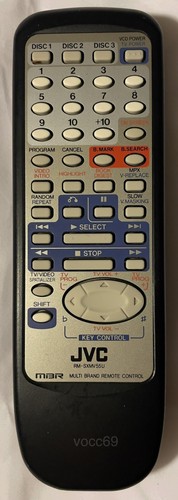 JVC Multi-Brand Remote Control Unit RM-SXMV55U