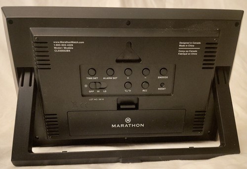 Marathon Large Atomic Wall Clock with Auto Backlight - photo 2