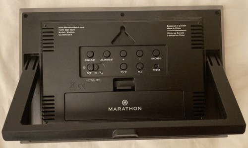 Marathon Large Atomic Wall Clock with Auto Backlight - photo 4