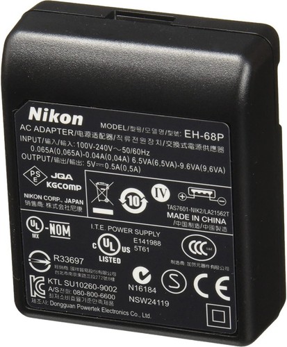 Nikon EH-68P AC Adapter/Charger for Coolpix Cameras - photo 3