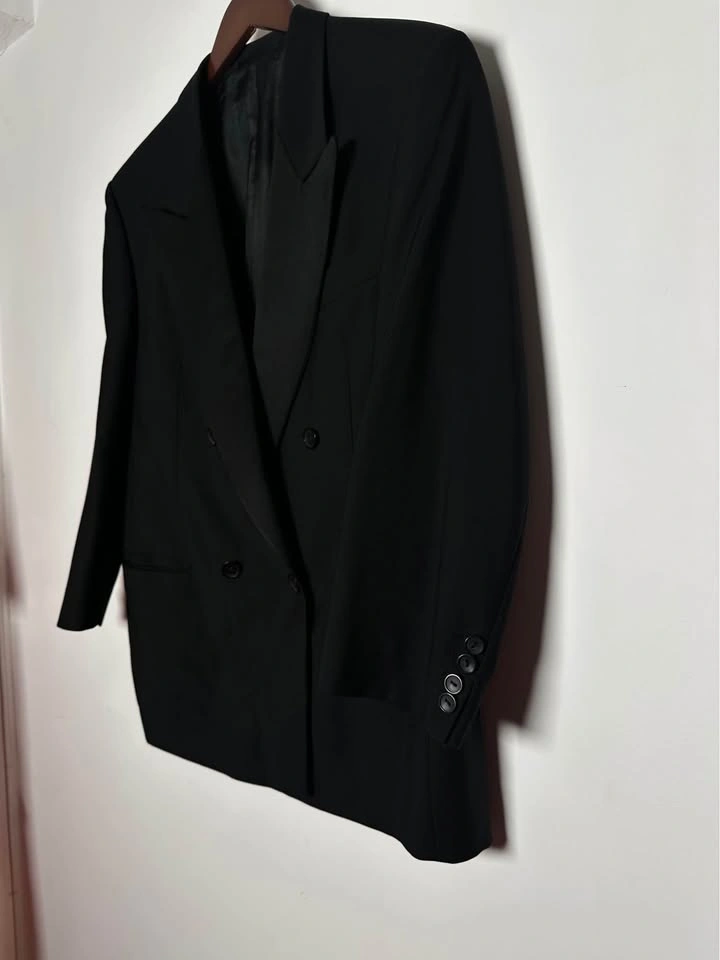 Vintage Vitale Barberis Canonico Double Breasted Tuxedo Jacket - photo 4