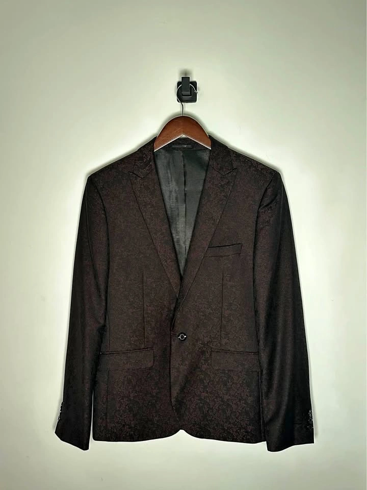 Harry Brown London Black Label Slim Fit Floral Blazer 38R