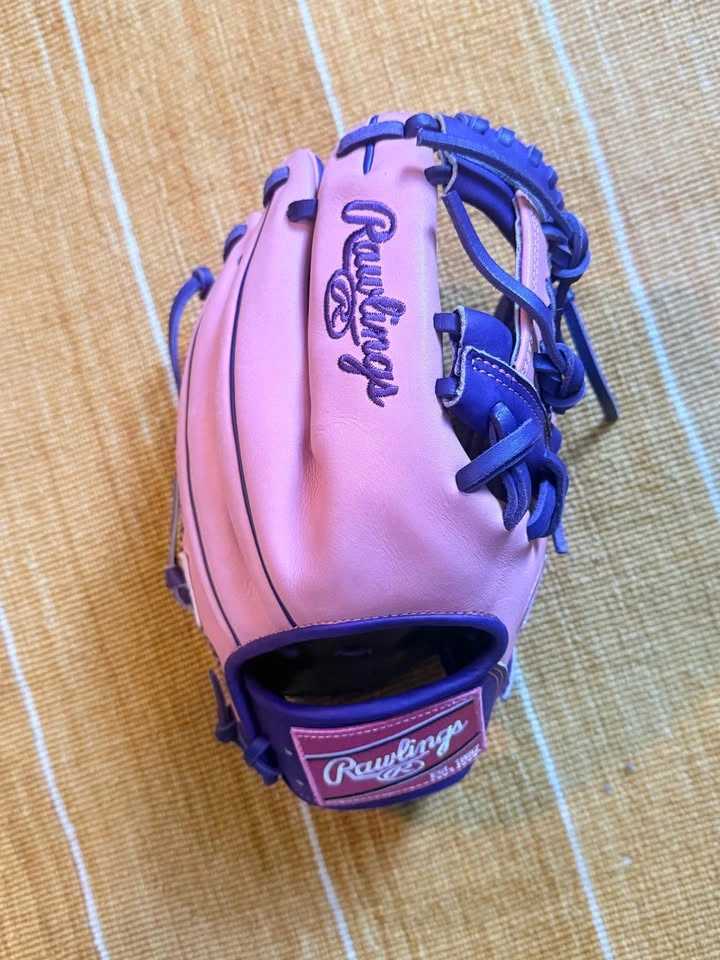 Rawlings Heart of the Hide 11.5” Baseball Glove – Pink/Purple - photo 2