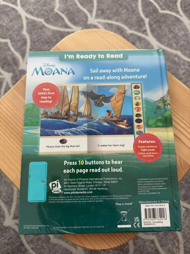 Disney Moana I‘m ready to read New sealed - photo 2