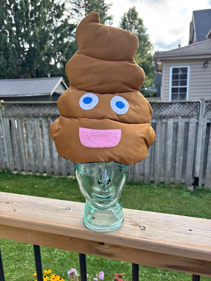 Poop Emoji Novelty Hat-Halloween Costume Accessory