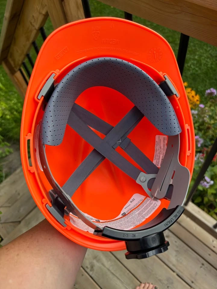 🎃Neon Orange Hard Hat – Perfect for Costumes / Cosplay! - photo 4