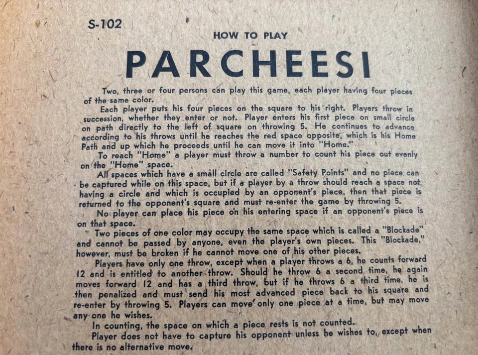 Somerville Parcheesi Board Game - photo 5