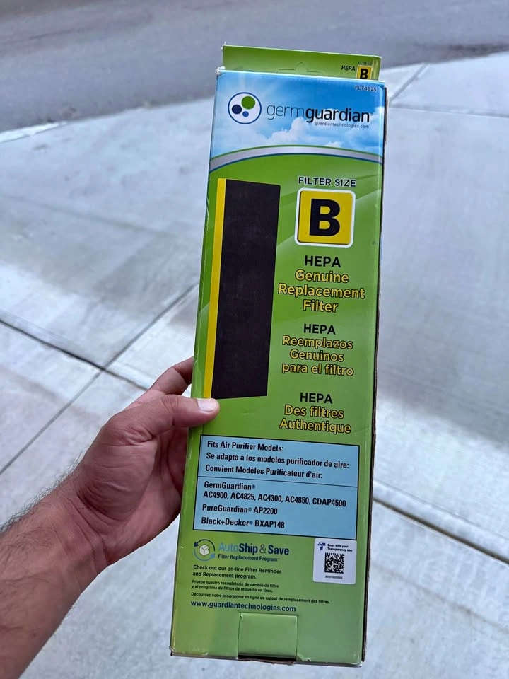 Brand New GermGuardian HEPA Filter – Size B