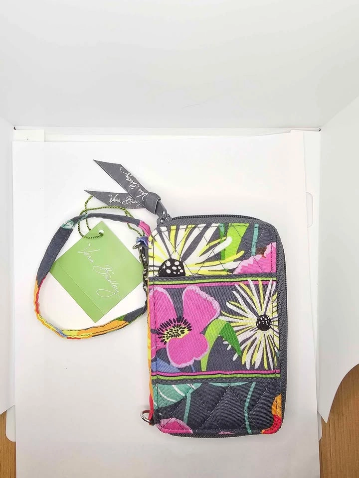 Vera Bradley Jazzy Blooms Carry All Wristlet NWT - photo 2