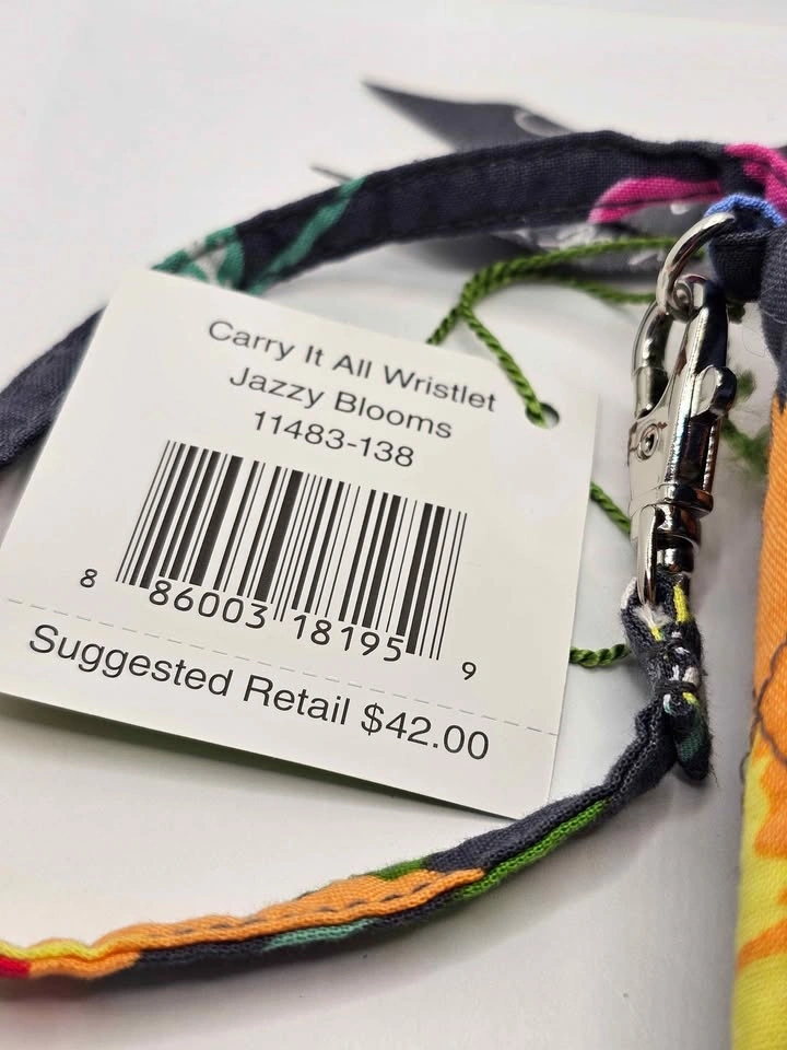 Vera Bradley Jazzy Blooms Carry All Wristlet NWT - photo 3