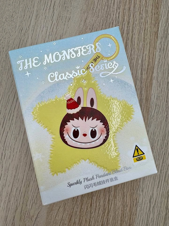 Pop Mart The Monsters Sparkly Plush Pendant Blind Box