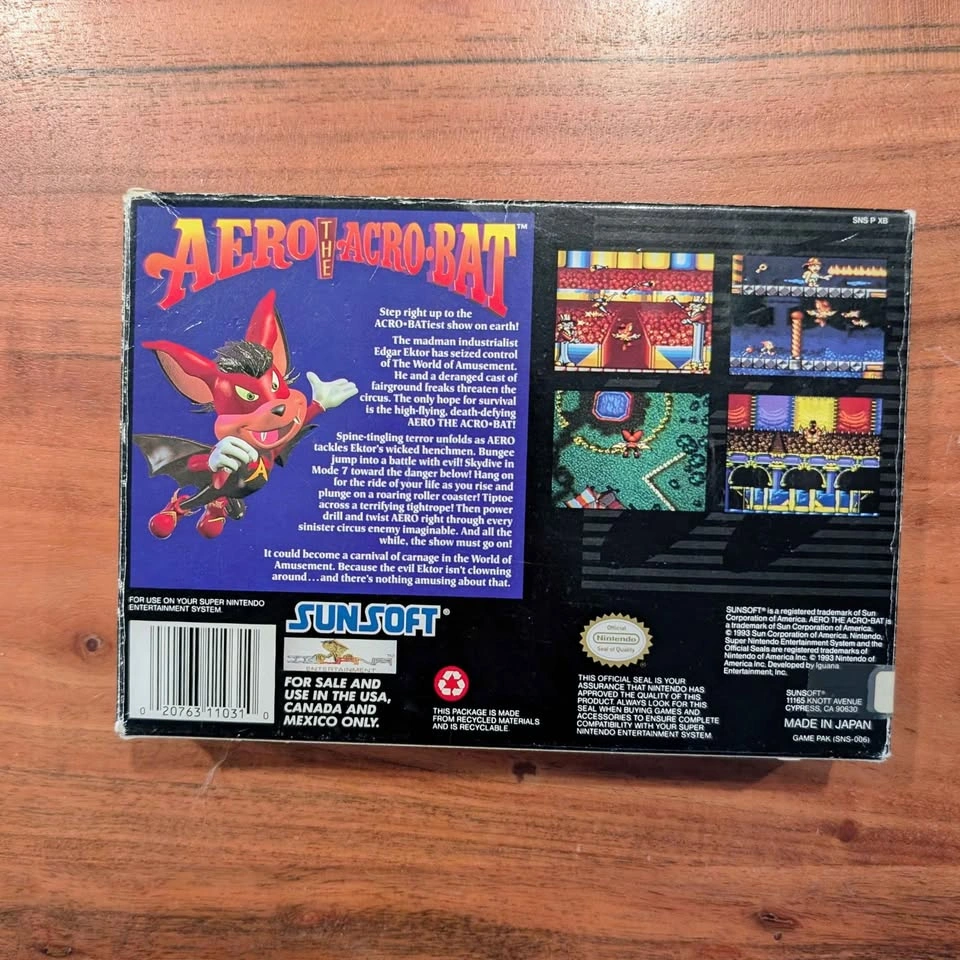 SNES Aero the Acrobat - photo 2