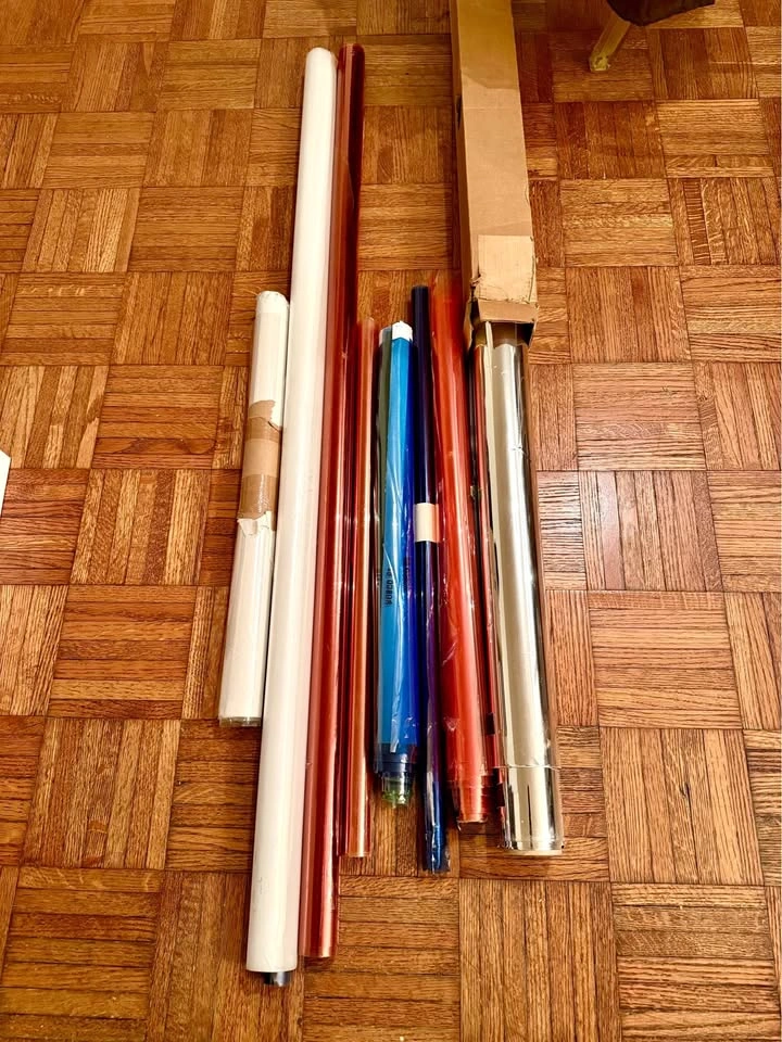 Lot of Professional Lighting Gel Rolls - Film & Photo