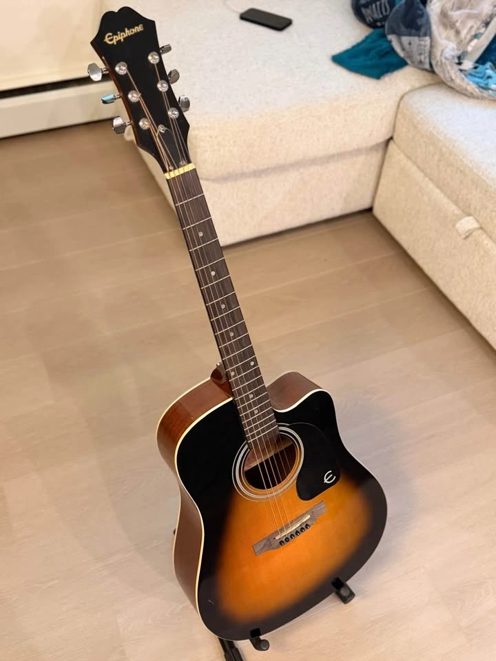 Epiphone FT-100CE VS Acoustic Guitar - photo 3