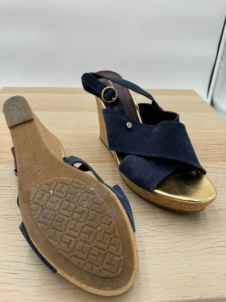 TH Tommy Hilfiger suede Sandal wedges - photo 3