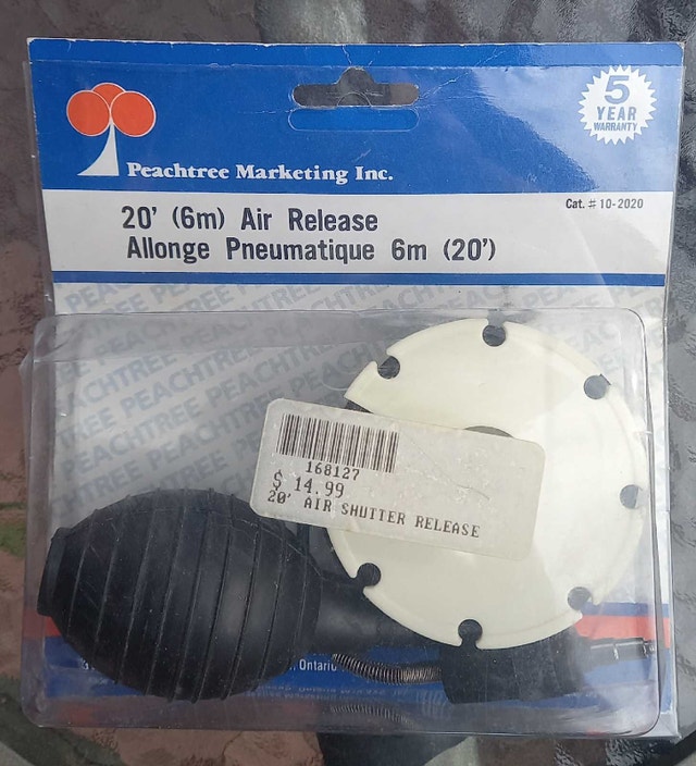 Brand new never used 20 ft Pneumatic shutter release balloon