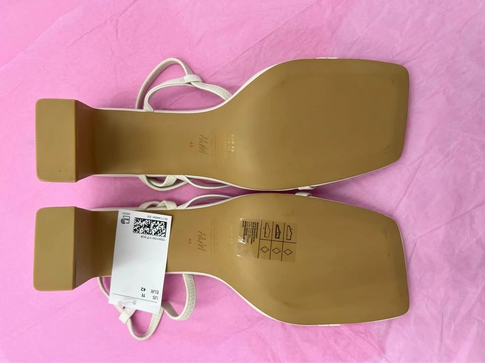 NEW Block-heeled Sandals size 11 H&M - photo 3
