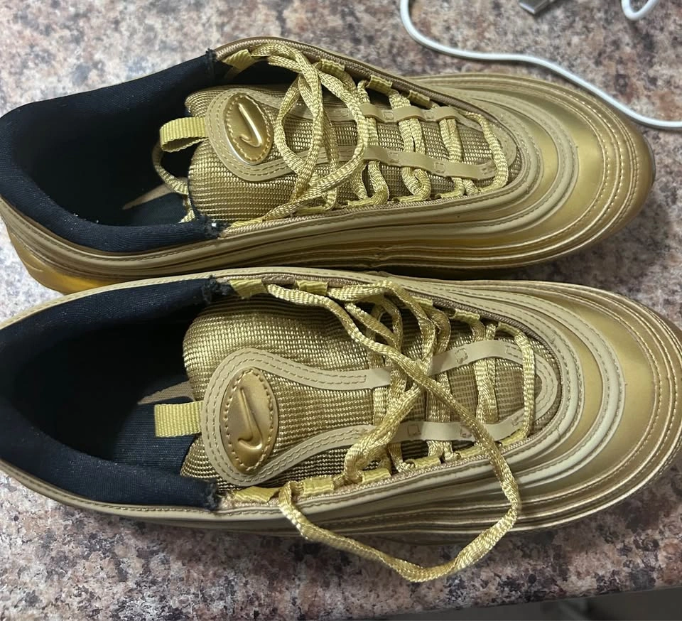 Nike Air Max 97 Metallic Gold (No box) - photo 3