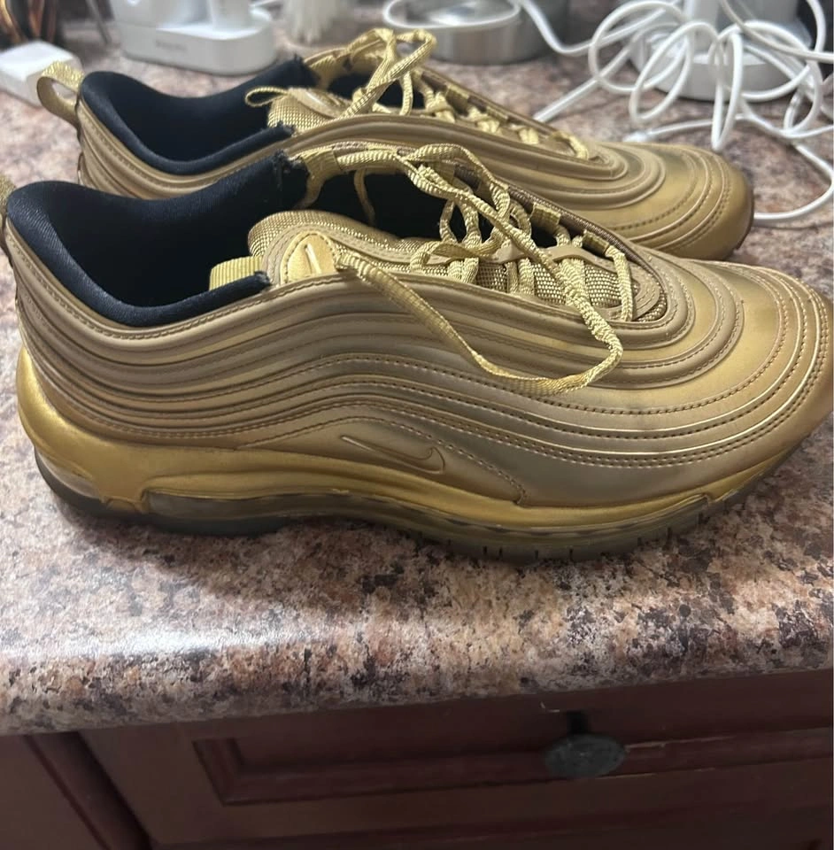Nike Air Max 97 Metallic Gold (No box) - photo 4