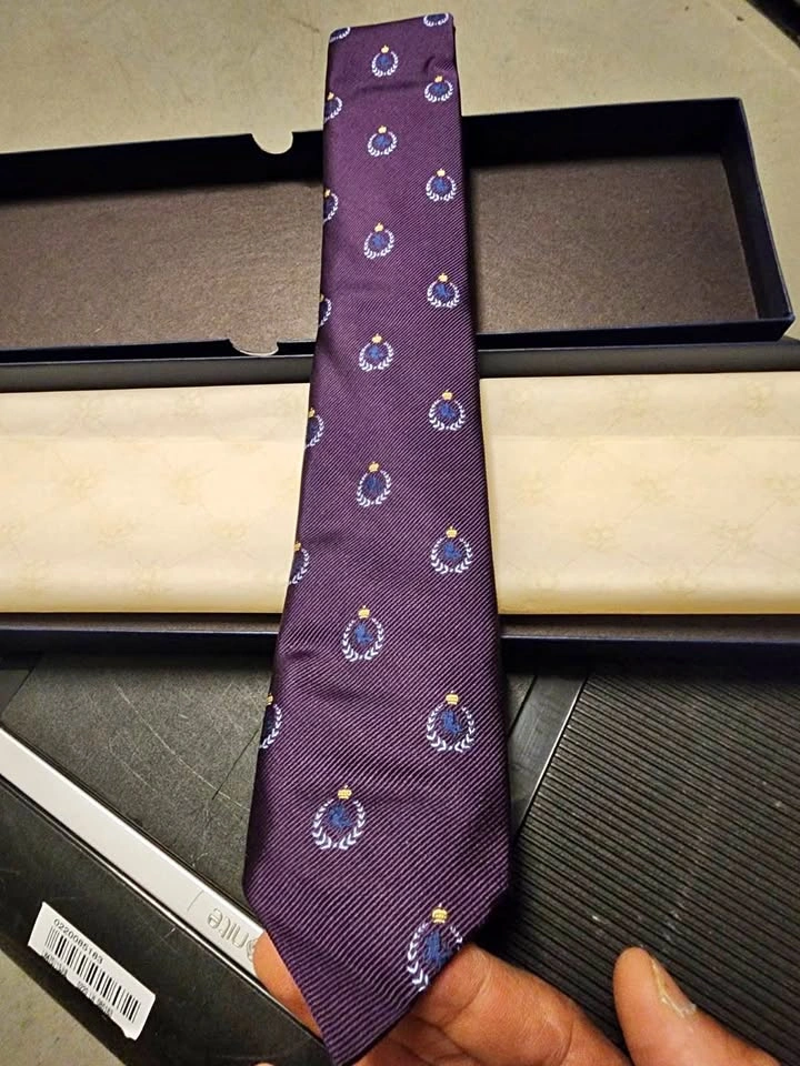 Brooke Brothers Purple Silk Tie - New