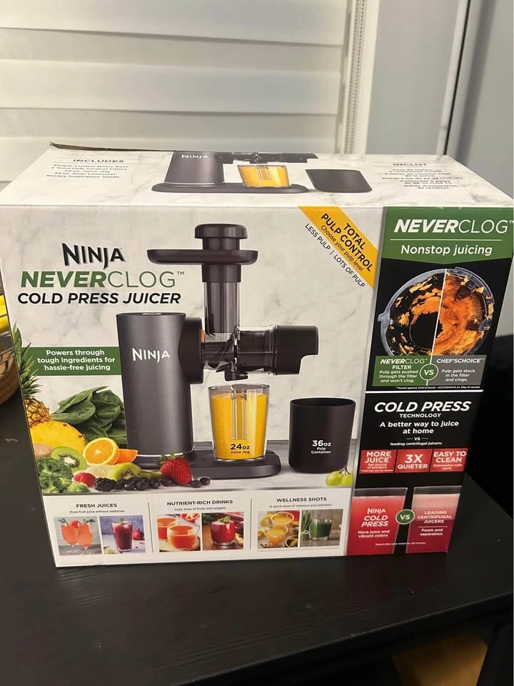 Ninja Cold Press Juicer, NeverClog - photo 3