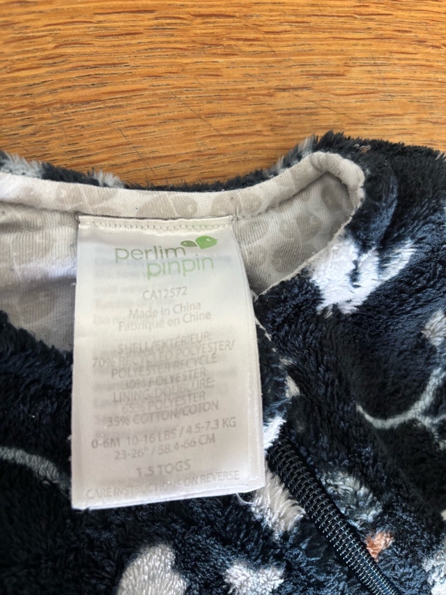 Perlim Pinpin 1.5 TOG Sleepsack/ 0-6 months - photo 2