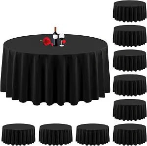 Black Round Tablecloths - photo 2