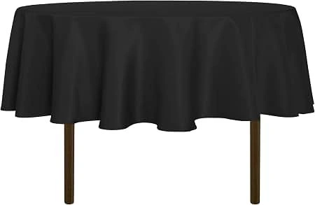 Black Round Tablecloths - photo 3