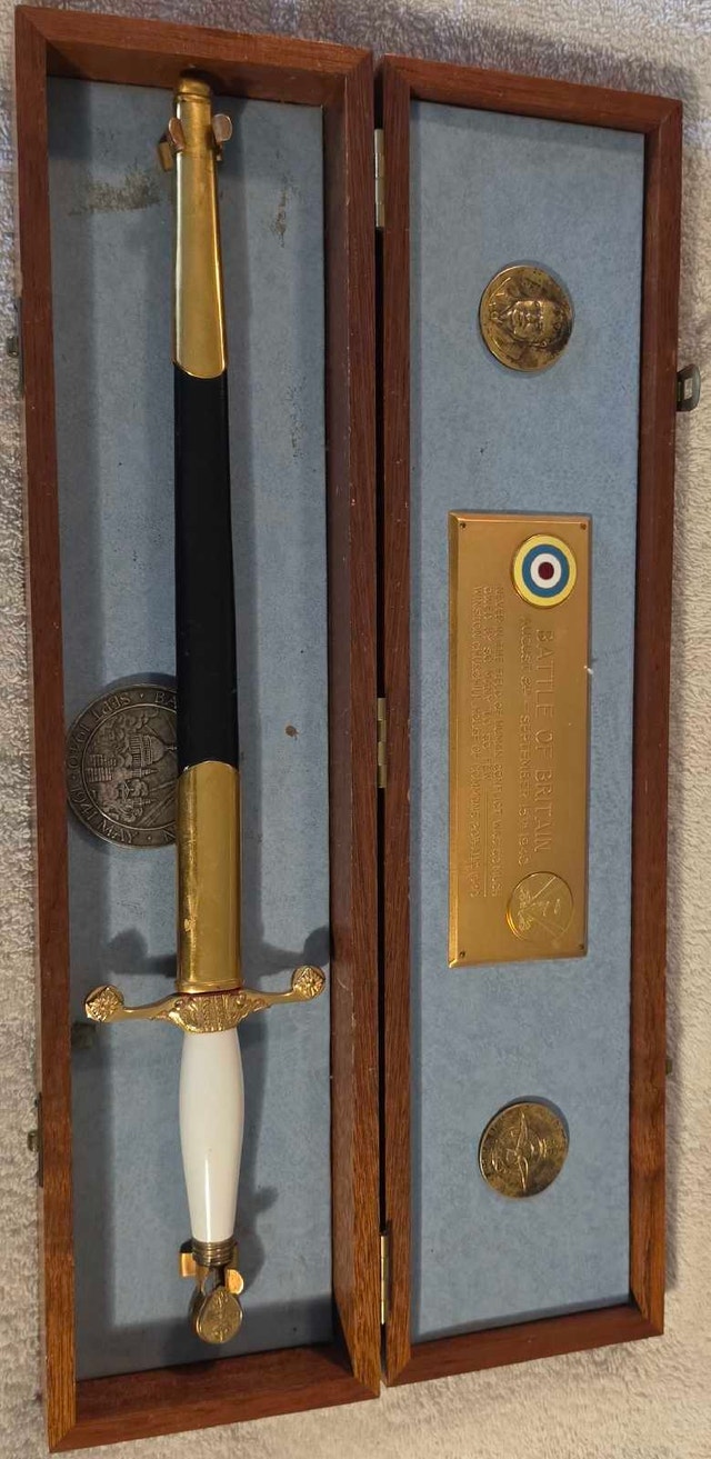 Battle of Britain RAF commemorative Wilkinson sword