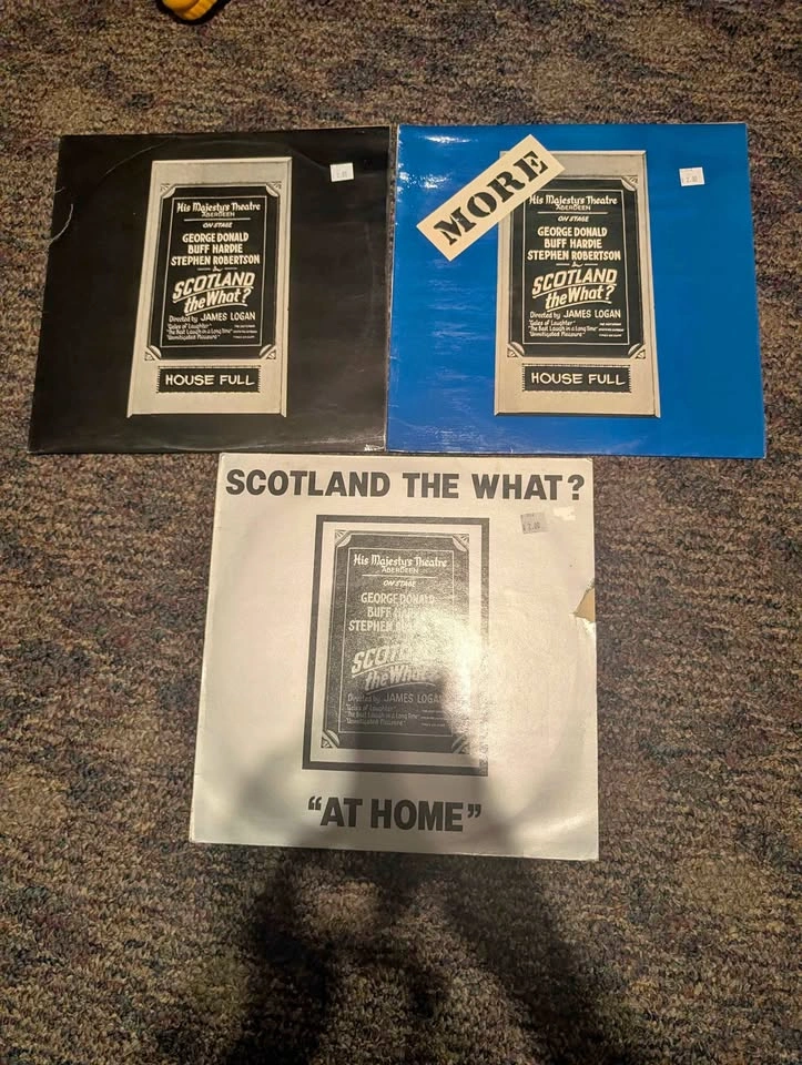 Scotland The What? – Live Scottish Comedy 3-LP Bundle $10 obo