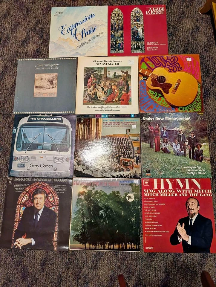 11 Vintage Gospel, Sacred & Choir Vinyl Records