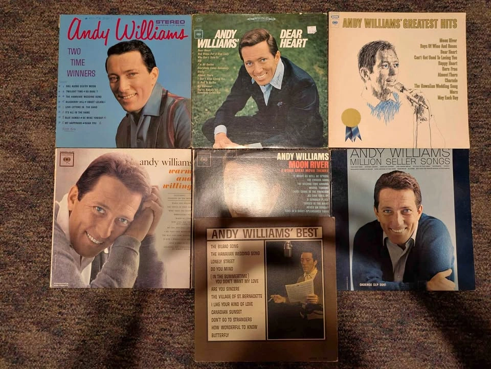 The Andy Williams Vinyl Collection – 7 Vintage LPs
