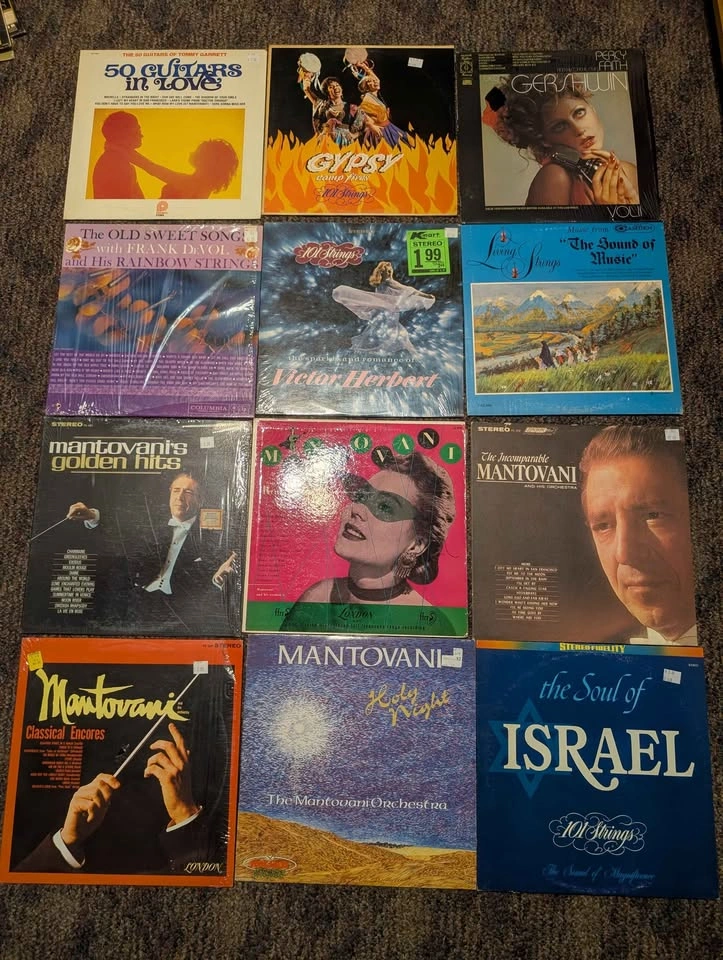 43 Vintage Easy Listening, Pop Vocal & Orchestral Vinyl Records - photo 2