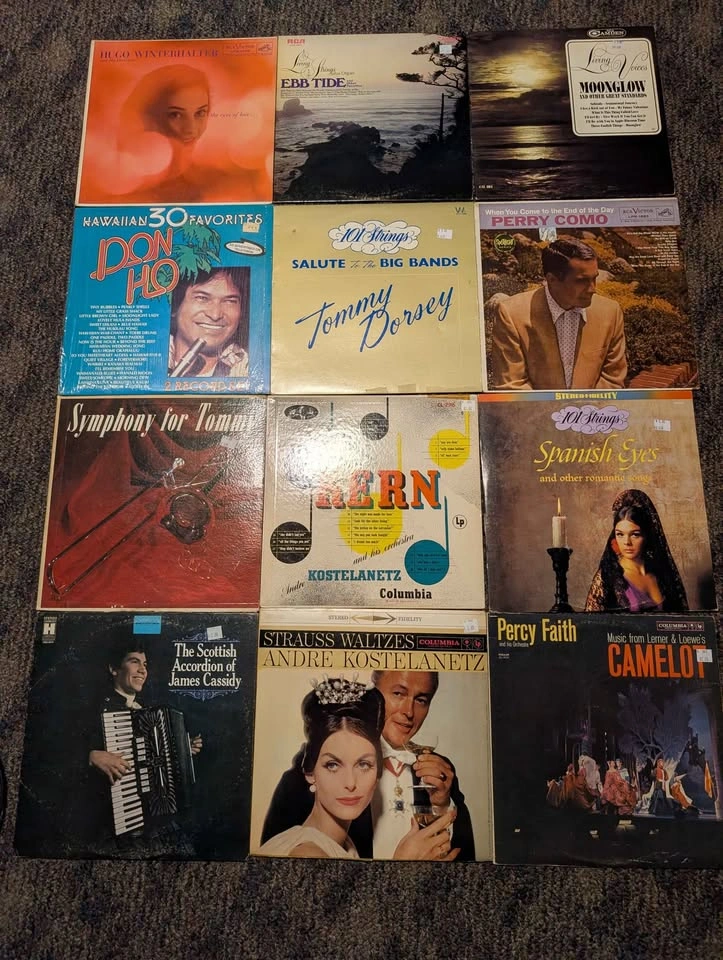 43 Vintage Easy Listening, Pop Vocal & Orchestral Vinyl Records - photo 3