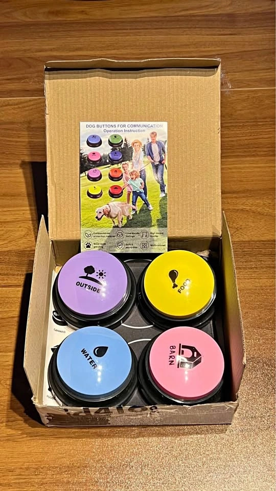 4x Dog Training Buttons