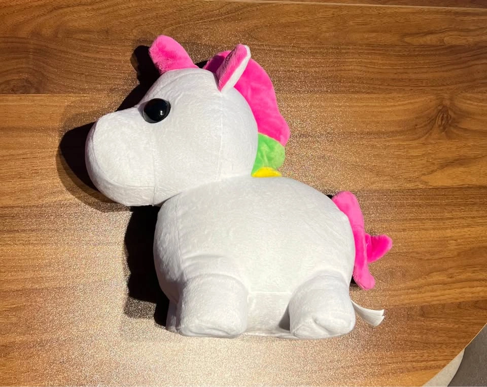 Adopt Me! Neon Unicorn Light-Up Plush - Soft and Cuddly - photo 4
